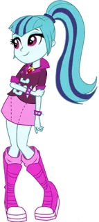 😏 Sonata Dusk My Little Pony: Equestria Girls การ์ตูน, Equestria Girls, โซนาต้า ดัสค์, แอนิเมชั่น telegram sticker
