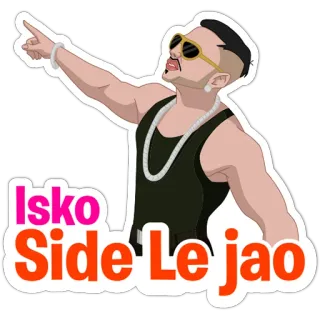 🤣 Isko Side Le jao Pop India, Yo Yo Honey Singh, Bollywood, Musik, Musik India telegram sticker