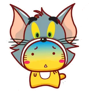 🐱 Katze, Tier, Cartoon, Lustig, Illustration, Aufkleber telegram sticker