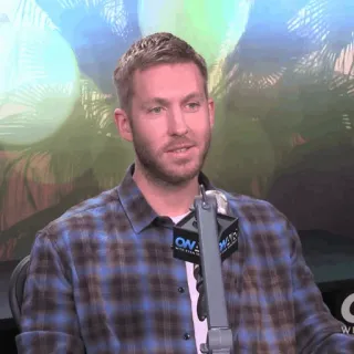 🎧 Calvin Harris Calvin Harris, DJ, música, celebridade telegram sticker
