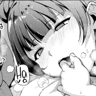 🤤 Ha anime, manga, girl, happy, cute telegram sticker