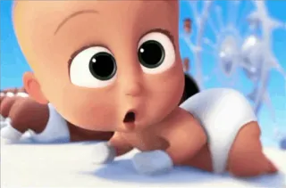 😦 Boss Baby The Boss Baby Baby, Cartoon, Animation, Lustig, Süß whatsapp sticker