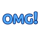 ❗️ OMG! omg, exclamation, surprise, expression, reaction telegram sticker