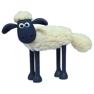 😶 Shaun Shaun the Sheep pecora, cartone animato, fattoria, animale, stop motion telegram sticker