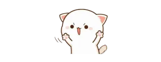 😈 猫, 可愛い, 怒り, 中指 telegram sticker