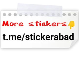 🎈 More stickers
t.me/stickerabad sticker, telegram, link, soziale medien telegram sticker