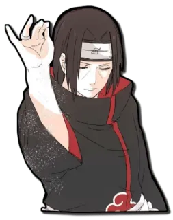 💁‍♂️ Itachi Uchiha Naruto Itachi, Naruto, anime, manga, salt bae pose telegram sticker