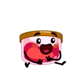 👍 Desenho animado, Recipiente, Feliz, Kawaii, Fofo telegram sticker
