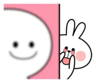 😤 Figur, Hase, Gucken, Cartoon whatsapp sticker