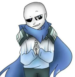 💙 Sans Undertale Sans, Undertale, Charakter, Videospiel telegram sticker