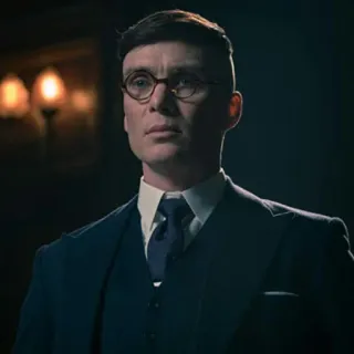😐 Tommy Shelby Peaky Blinders Peaky Blinders, Tommy Shelby, Cillian Murphy, Krimi, Gangster, 1920er, Drama, Birmingham telegram sticker