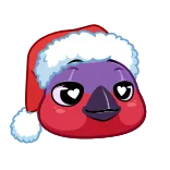 💋 burung, natal, topi, imut, kartun, cinta, mata hati telegram sticker