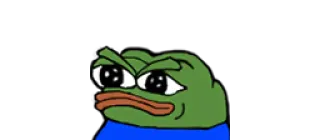 😡 Pepe the Frog Meme, Rana, Internet, Arrabbiato telegram sticker