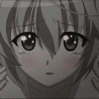 🥺 anime, girl, crying, sad, kawaii, manga, tears telegram sticker