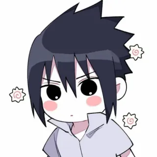 🀄️ Sasuke Naruto Аниме, Чиби, Милый, Манга, Ниндзя telegram sticker