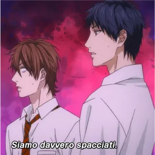 🔥 Siamo davvero spacciati. Anime, Mangá, Italiano, Meninos telegram sticker