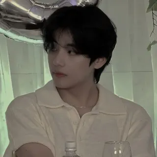 🥯 V V, BTS, Kpop, Cantor Coreano, Masculino, Cantor whatsapp sticker