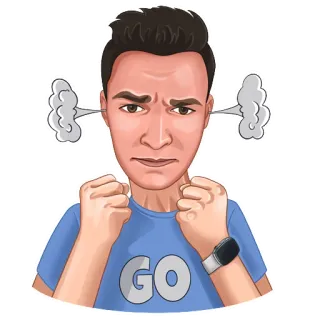 George GO @KIBERbiz telegram stickers