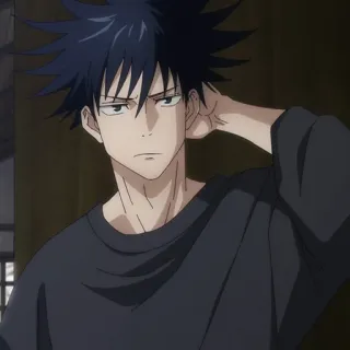 💀 Megumi Fushiguro Jujutsu Kaisen Anime, Manga, Megumi Fushiguro, Jujutsu Kaisen, Nhân vật, Con trai whatsapp sticker