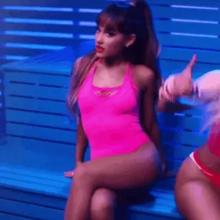 🌀 Ariana Grande アリアナ・グランデ, 歌手, ダンサー, パフォーマー, ポップスター telegram sticker