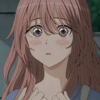 😍 Anime, Desenho animado, Mangá, Mulher, Bonito, Garota, Retrato telegram sticker