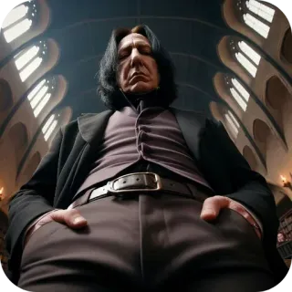 🧥 Severus Snape Harry Potter severus snape, alan rickman, professor, harry potter telegram sticker