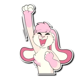 😄 bunny whatsapp sticker