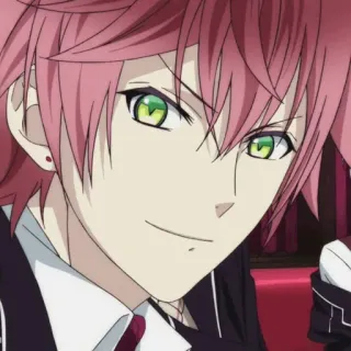 🕸 Ayato Sakamaki Diabolik Lovers Anime, Vampir, Diabolik Lovers, Ayato Sakamaki, Männlich, Grinsen, Charakter telegram sticker