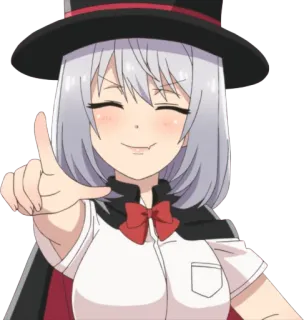 😌 Anime, Kreskówka, Postać, Magia, Magik, Słodkie, Dziewczyna telegram sticker