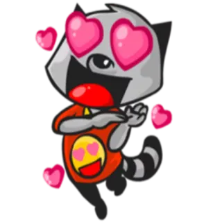 Руби Енот @StikerDi telegram stickers
