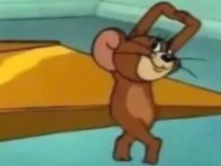 🖤 Jerry Tom and Jerry Dessin animé, Souris, Animé, Drôle, Humour whatsapp sticker