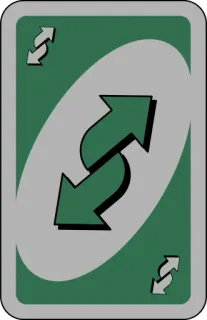 💚 uno, reverse, card game, game whatsapp sticker