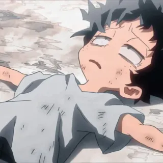 💚 Izuku Midoriya My Hero Academia อนิเมะ, ตัวละคร, มังงะ, มายฮีโร่ อคาเดเมีย, อิซึคุ มิโดริยะ telegram sticker
