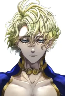 🖇 Poseidon Record of Ragnarok Poseidón, Record of Ragnarok, Anime, Manga, Personaje, Mitología griega telegram sticker