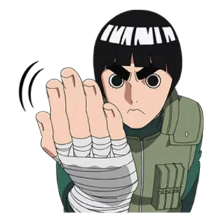 😶 Might Guy Naruto Аниме, Персонаж, Майто Гай, Наруто telegram sticker