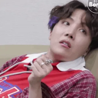 🐚 J-Hope J-Hope, BTS, K-Pop, cantante, artista telegram sticker