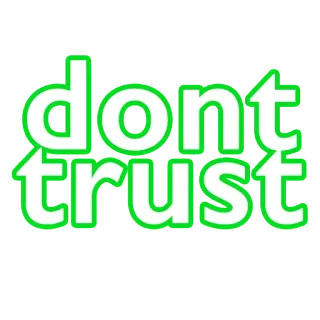 🤕 dont trust kepercayaan, peringatan, hati-hati, ketidakpercayaan, tipografi, frasa telegram sticker