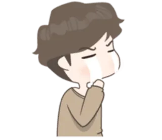 😭 llorando, triste, emocional, molesto, lágrimas, dibujos animados telegram sticker