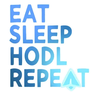 🙈 EAT
SLEEP
HODL
REPEAT HODL, cripto, bitcoin, meme, inversión, finanzas telegram sticker