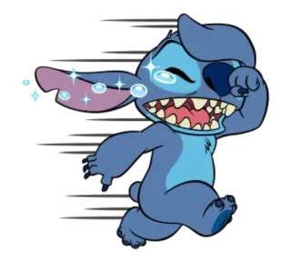 😭 Stitch Stitch, Lilo & Stitch, cartoon, crying, sad telegram sticker
