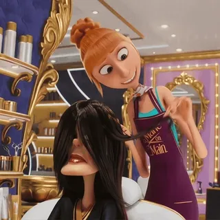 ✨️ Mane on Main Friseursalon, Schönheit, Frisur, Friseur, Cartoon, Animation telegram sticker