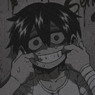 🌪 anime, sticker, manga, dark, creepy, horror telegram sticker