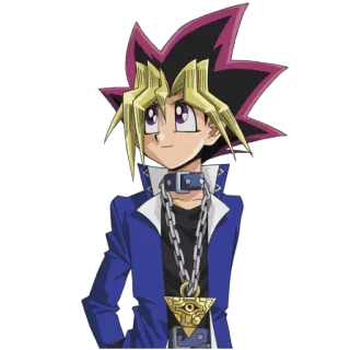 🙂 Yami Yugi Yu-Gi-Oh! anime, manga, card game, duel monsters, yugioh telegram sticker