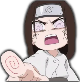 👉 Neji Hyuga Naruto Neji, Hyuga, anime, Naruto, character, sticker telegram sticker
