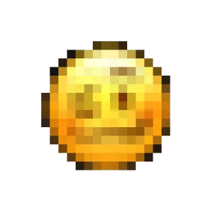 🥴 emoji, pixelated, smiley, emoticon telegram sticker