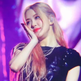 🧁 Rose kpop, música, idol, feminino, celebridade, cantora telegram sticker