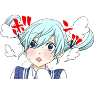 😳 ボ Anime, Manga, Sorprendido, Dibujos animados, Personaje, Impactado telegram sticker