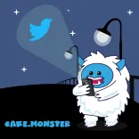 📱 CAKE.MONSTER Monster, Cartoon, Kuchen, Twitter, Soziale Medien, Süß telegram sticker
