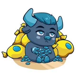 Mine free BULL @bullapp_bot telegram stickers