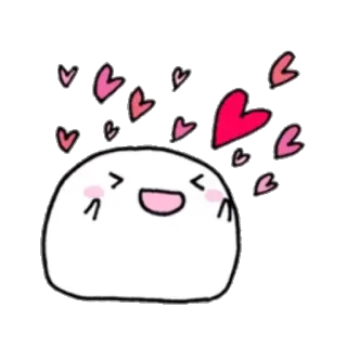 😄 cute, love, hearts, happy, kawaii telegram sticker